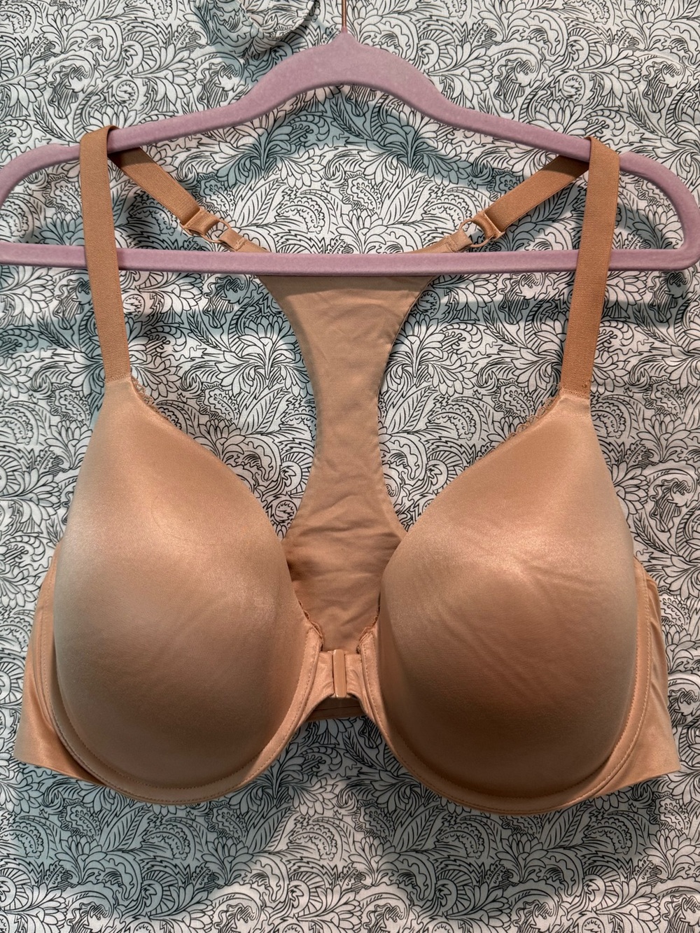 Victoria’s Secret Lined Perfect Coverage Racerback Bra- Pecan, 40DD